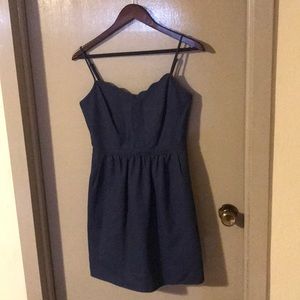 J Crew Factory navy dress, with pockets
